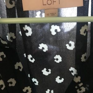 Loft size ten necktie dress